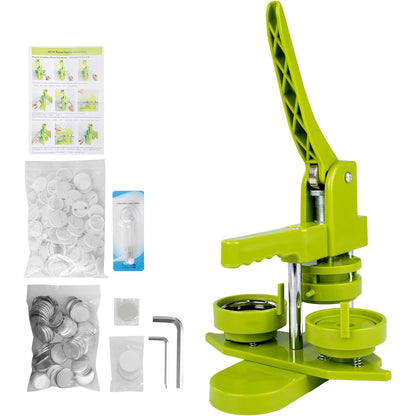 239413 - Makinë për Prodhimin e Butonave 32 mm me 100 Butona, Prerje Imazhi dhe Rrethore