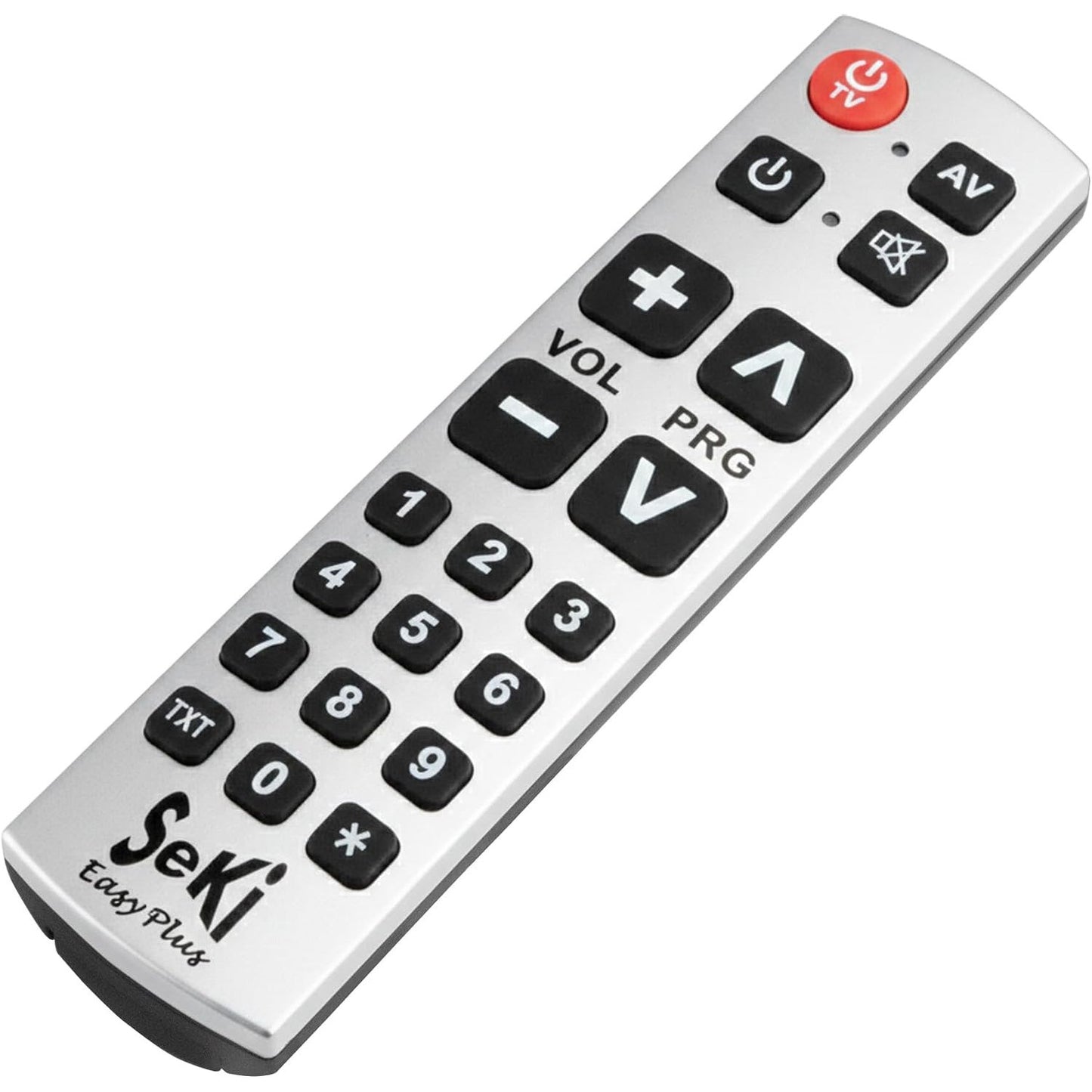 276893 - SEKI Telekomandë Universale Mësimi Easy Plus, Argjendtë-Zezë, Butona të Mëdhenj