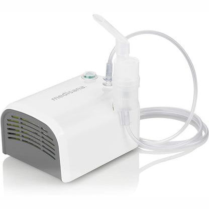 275025 - MEDISANA IN 520 INHALATOR - PAJISJE INHALIMI ME GRYKË DHE MASKË PËR TË Rritur DHE FËMIJË, INHALATOR NEBULIZATOR PËR FTOHJE OSE ASTMË ME SHUMË AKSESORË SHTESË