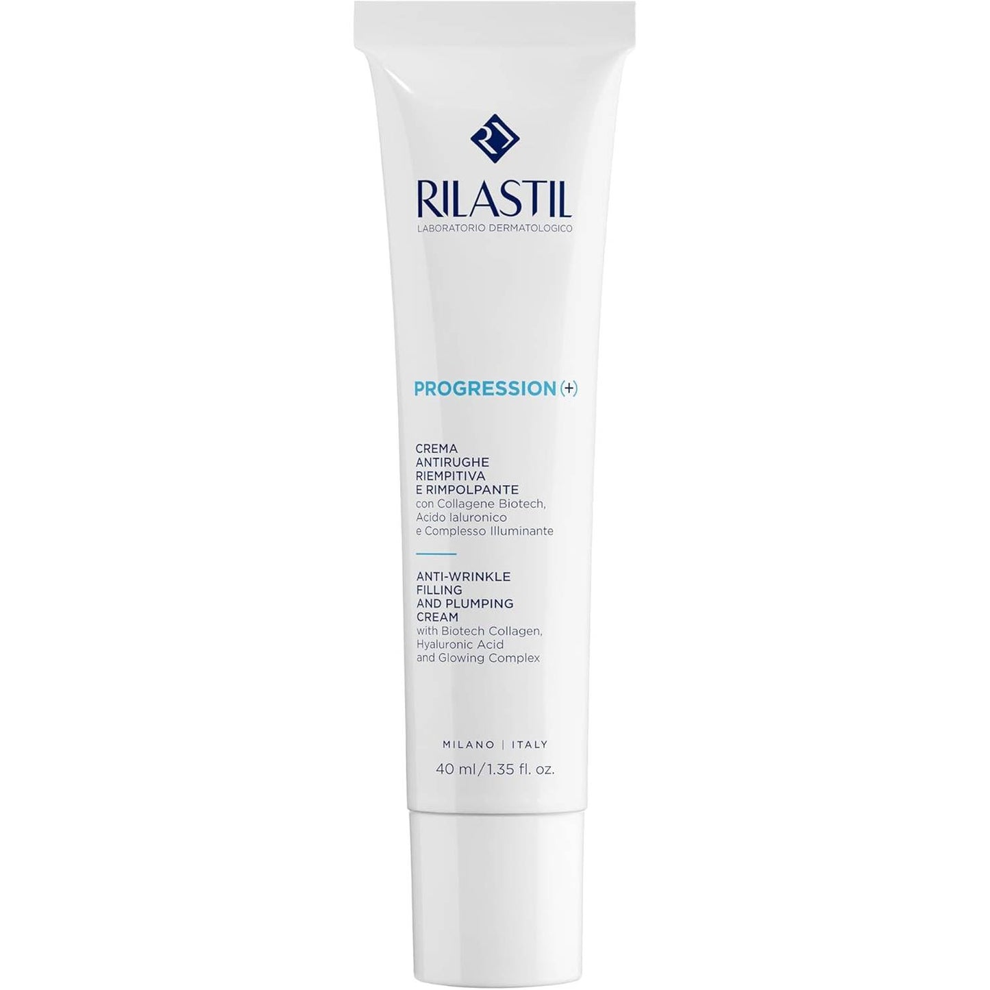 271477 - RILASTIL Progression(+) Krem Anti-Rrudha, 40 ml, Trajtim për Rrudha të Vijuara, Anti-plakje, Plotësim për Lëkurë të Pjekur me Kolagjen dhe Acid Hialuronik