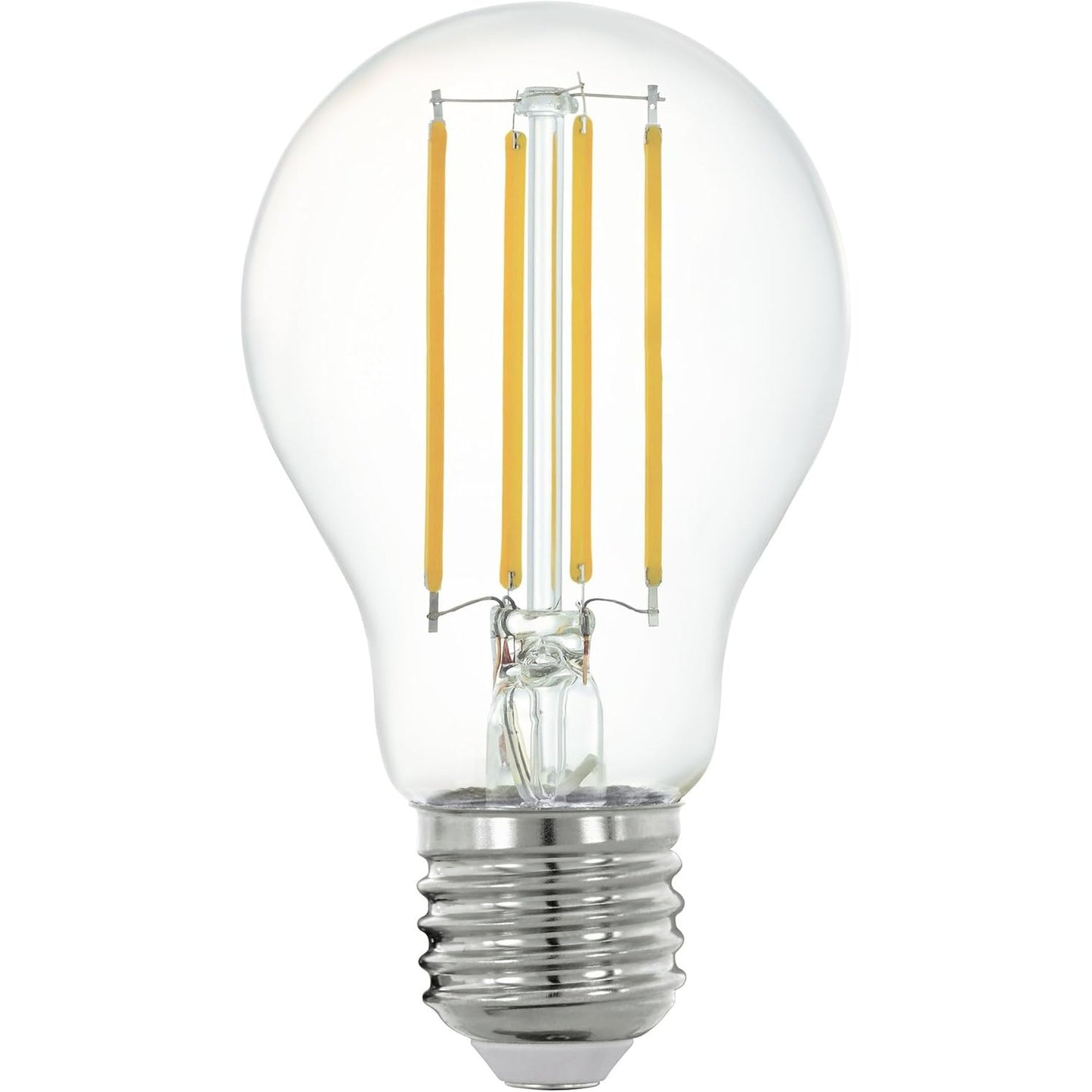 168814 - EGLO CONNECT - Llampa LED Smart Home E27, A60, teknologjia ZigBee, komanduar me zë dhe aplikacion, Alexa, drita e zbehtë e bardhë e ngrohtë, fuqia 806 lumen, intensiteti 6 vat, stil vintage, llambë transparente