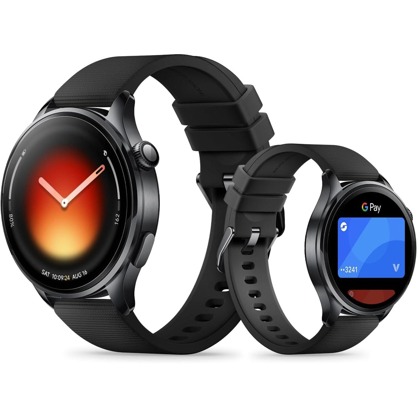 276027 - ORA INTELIGJENTE XIAOMI Watch 5 47 mm, Google Wear OS, pagesë NFC, AI me Gemini, ekran 1.54", jetëgjatësi baterie deri në 6 ditë, gjurmim fitnesi me GPS, kontroll me gjeste, Bluetooth, vetëm Android, e zezë