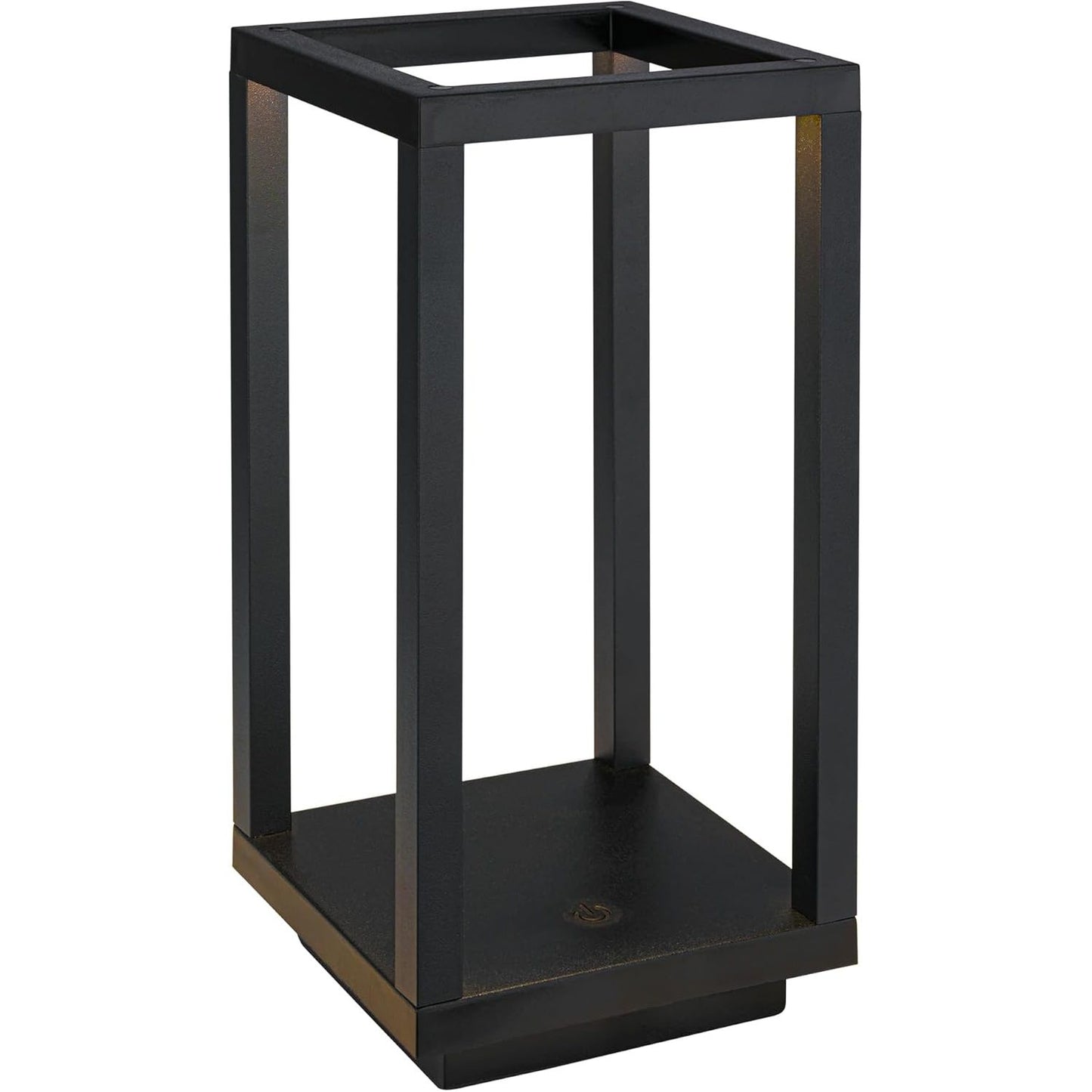 222428 - BRILONER - Llambë Tavoline LED Pa Tel, IP44, me Kontroll me Prekje, 10x10x22 cm, e Zezë