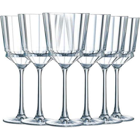 235074 - Cristal d'Arques Gotë vere 35cl, 5 copë, me Shkëlqim, Paketim i Përforcuar