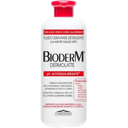 272187 - BIODERMA Qumësht Pastrues Dermolatte Lipo-Restorativ, 500 ml, me Niacinamidë dhe Acid Hialuronik