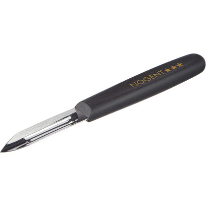 198914 - THIKA QËRUESE nga 01419K - Çelik Inox - E Zezë - Set 2 Tehe - Teh Qeruese 9 cm - Qëron Perime dhe Fruta - Përshtatet për Dorën e Majtë dhe të Djathtë
