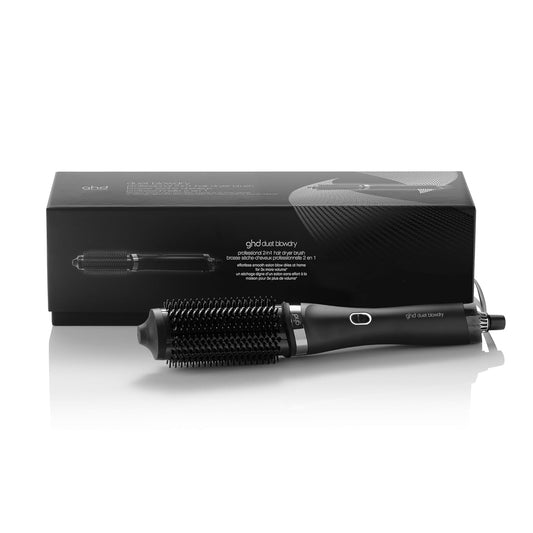 271010 - GHD Furçë tharëse flokësh Duet Blowdry, E zezë, 3 herë më shumë vëllim, Për të gjitha llojet e flokëve