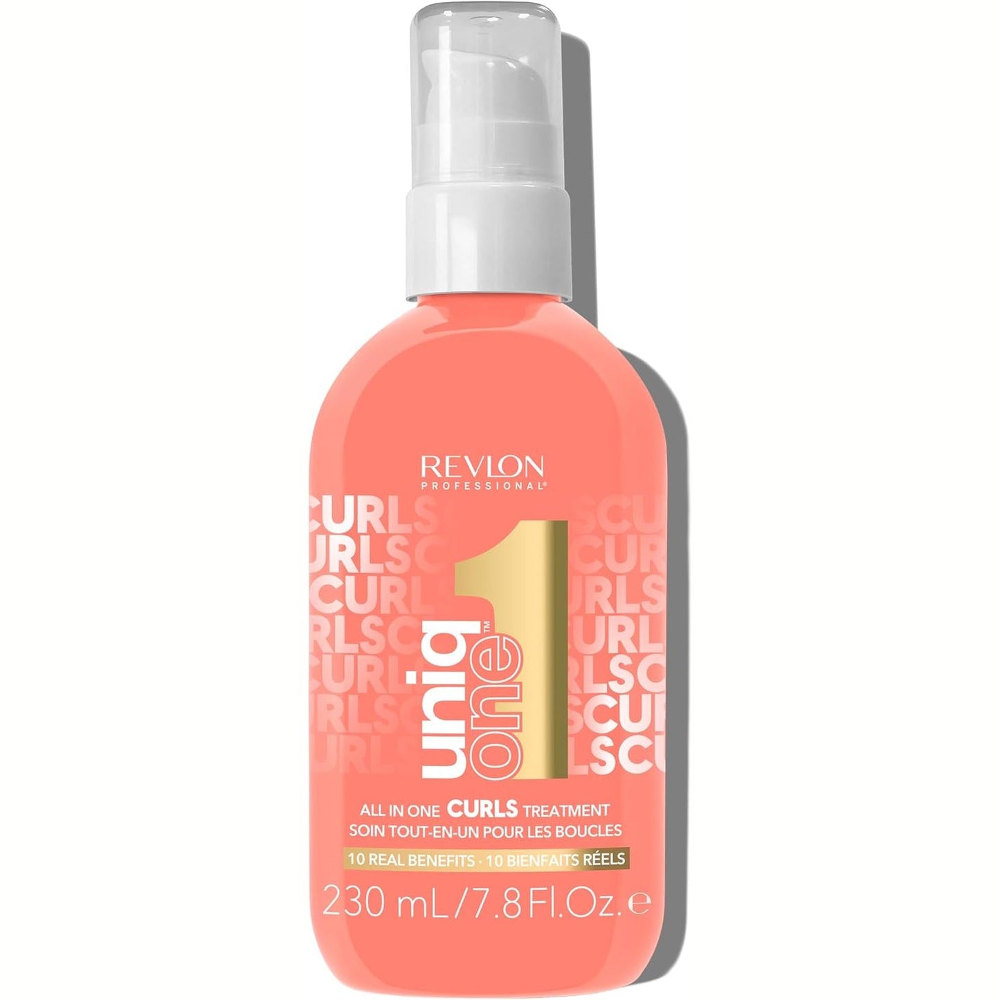 317817 - REVLON PROFESSIONAL UniqOne Curls Trajtim, 230 ml, Maskë flokësh pa shpëlarje për flokë kaçurrela, vegan