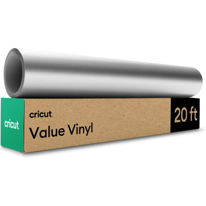 215354 - CRICUT Fletë vinili vetëngjitëse për ploterë, (30.5 x 6.1 cm, Argjend)