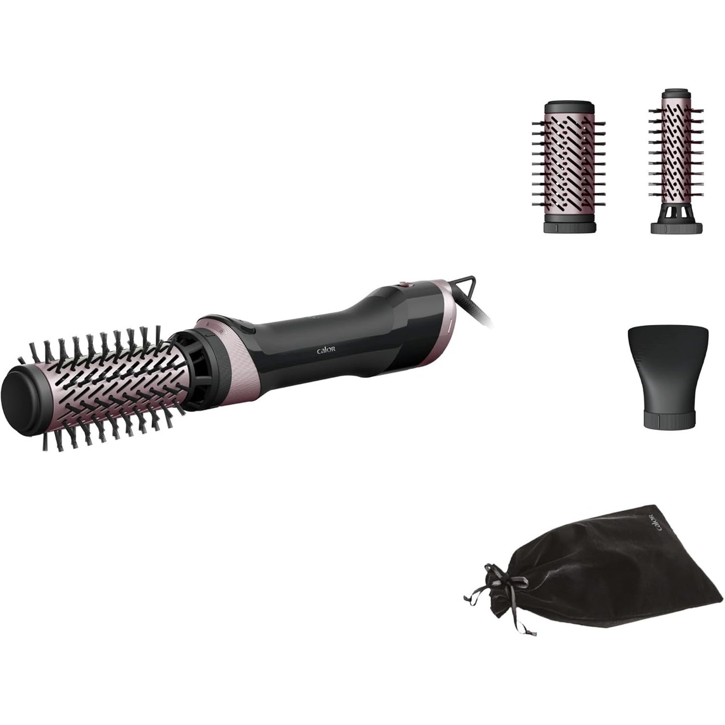 274937 - CALOR Brush Activ, Furçë Rrotulluese për Tharëse Fshehjeje, 1000W, Ergonomike, 2 Furça Qeramike Rrotulluese, UB9535C0