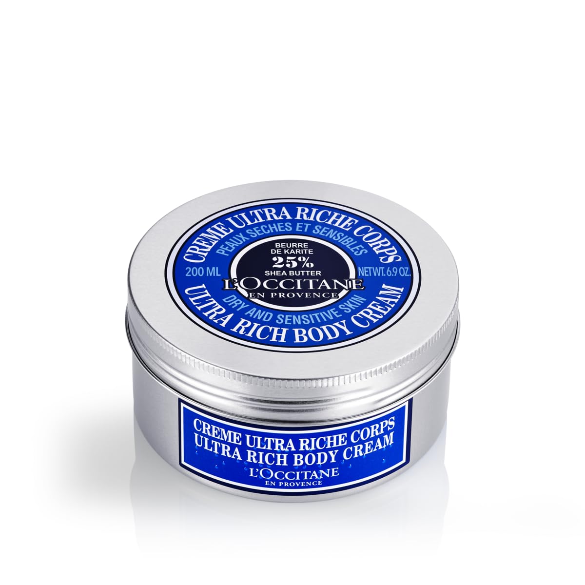 303016 - L'OCCITANE Krem Trupi Ultra i Pasur me Shea, 200 ml, për lëkurë të thatë dhe të ndjeshme, Prodhuar në Francë