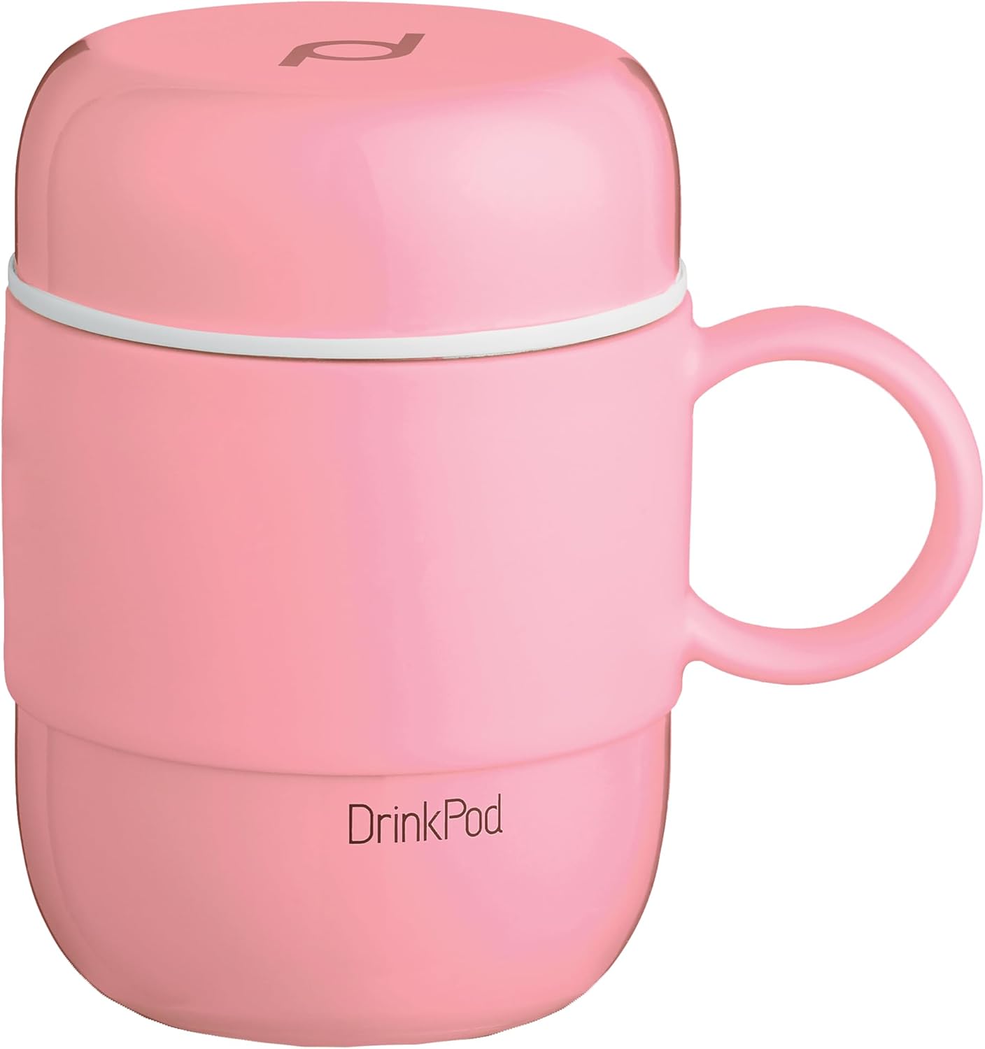 256323 - Drink Pod Filxhan i izoluar 0.28L me dorezë çeliku inox me mure të dyfishta, pa BPA – Rozë, mban pijet të ngrohta ose të ftohta për 6 orë