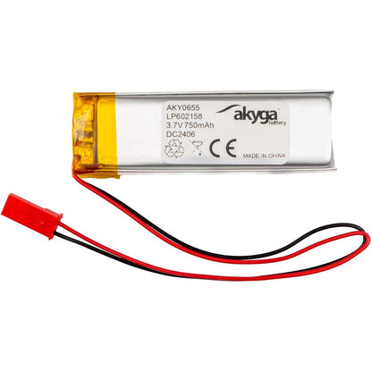 269149 - AKYGA Bateri 3.7V 750mAh LP602158 Litium Polimer, Konektor 2-Kunjsh 2.54 15cm