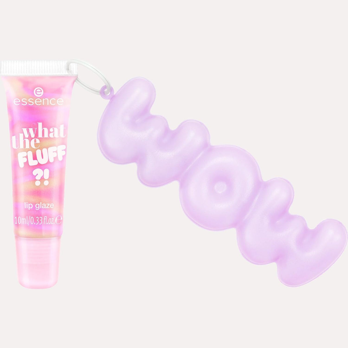 301502 - ESSENCE WHAT THE FLUFF?! Lustër Buzësh, Shkëlqyes Buzësh, Nr. 01, Rozë, 10ml, Vegan, Pa Parabene, Pa Mikroplastikë, Pa Nanopjesëza