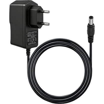 277265 - 12V 1A Adaptor Universal i Energjisë AC 12W 100-240V 50/60Hz, me Lidhës 5.5 x 2.5 mm, për Shirita LED, Kuti TV, Routerë, Kamera, 1m