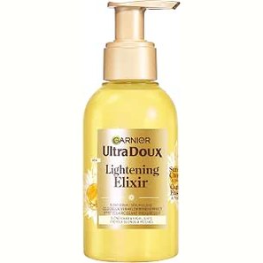 318744 - GARNIER Ultra Soft Elixir Zbardhues, Serum Progresiv Illuminating Blond, 120 ml, Kamomil Sunny dhe Mjaltë Lulesh