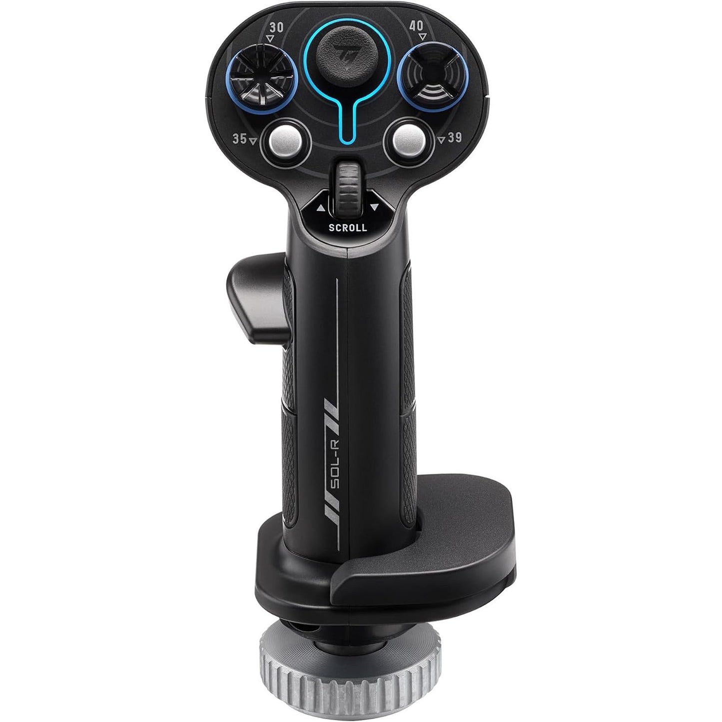 272914 - Thrustmaster Sol-R 3 AVA Dorezë Shtesë Fluturimi Hapësinor për PC (E pajtueshme me Bazën AVA dhe Warthog, 19 Butona Veprimi) E Zezë