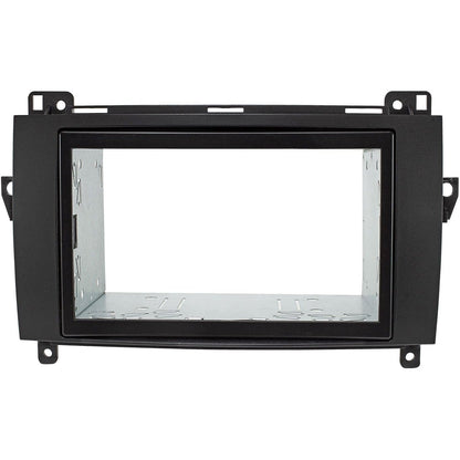 268327 - TOMZZ AUDIO 2434-029 Set Radiosh me Dy Fasada, i pajtueshëm me Mercedes A W169 B W245 Sprinter W906 Vito Viano W639 VW Crafter, i zi, komplet instalimi