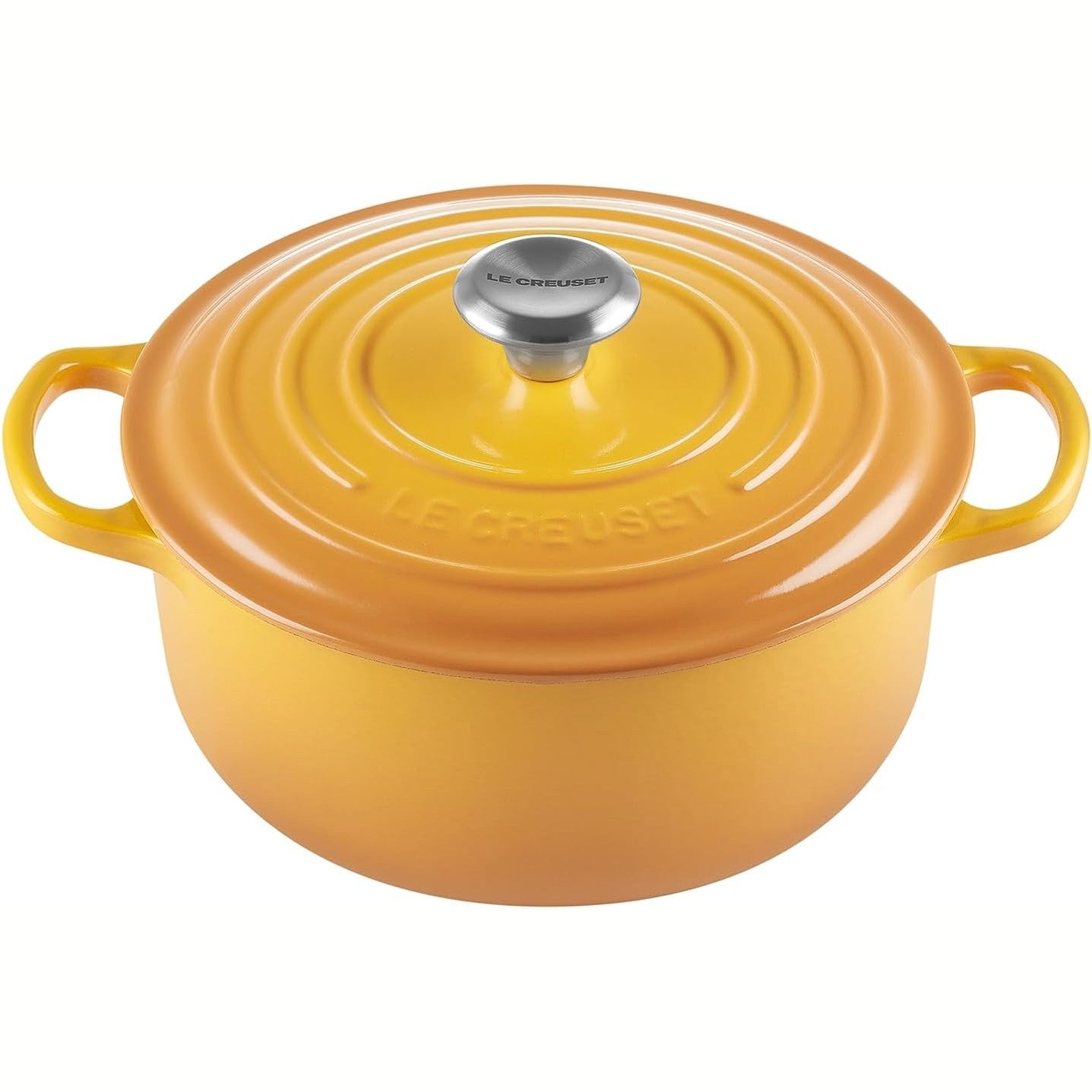221028 - LE CREUSET Tavë prej gize Signature me kapak, Ø 20 cm, 2.4 l, 3.092 kg, Nectar