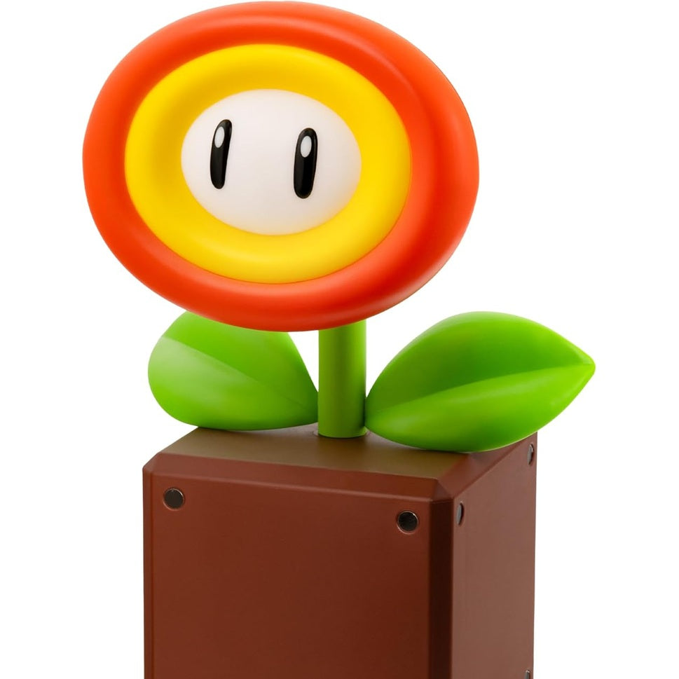 184067 - PALADONE Llambë LED me Motiv Super Mario, Zjarr dhe Lule, me Licencë Zyrtare nga Nintendo, Energjia USB, për Dekorim Shtëpie