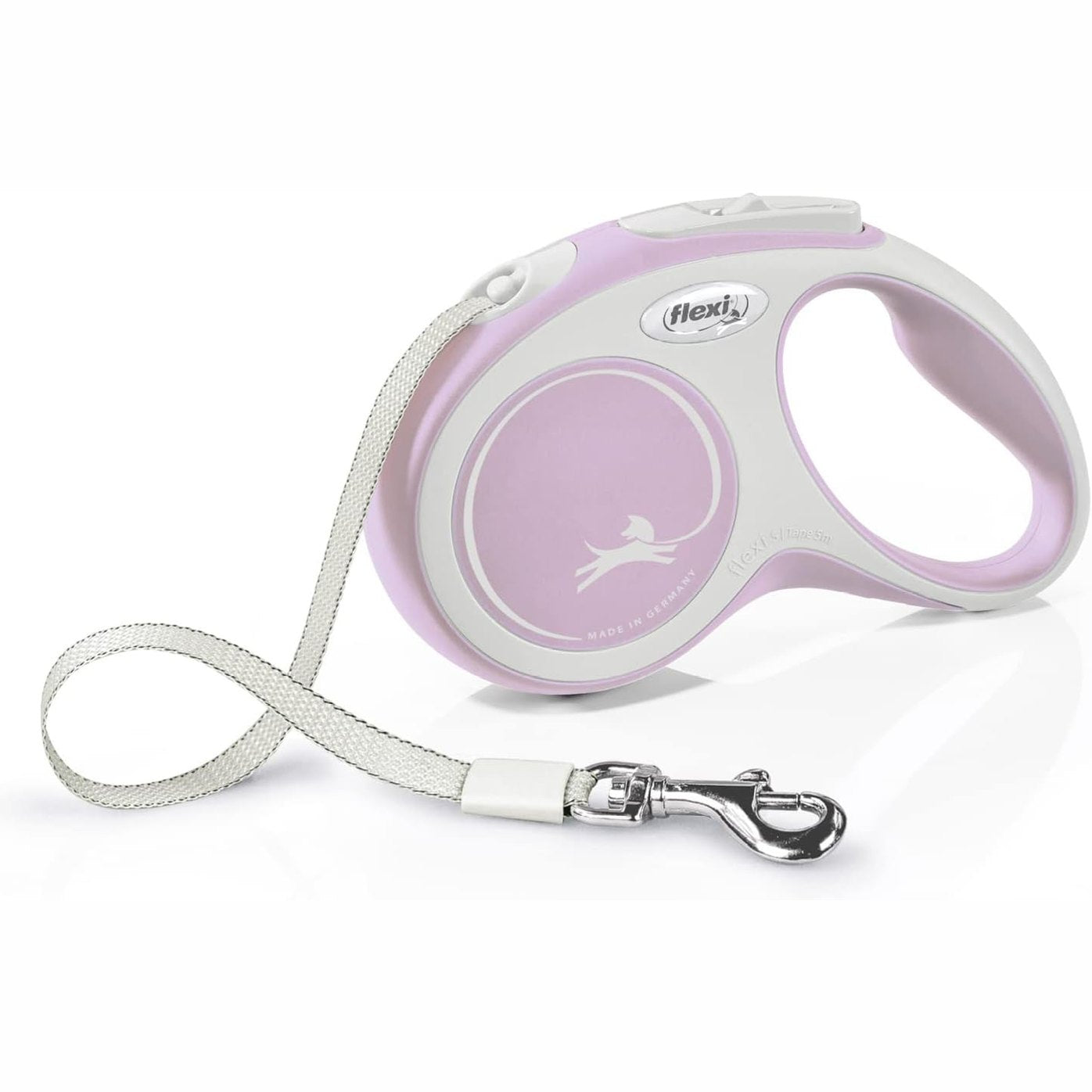 257012 - FLEXI Zinxhir i tërheqshëm Comfort S 5m rozë për qen deri në 15 kg