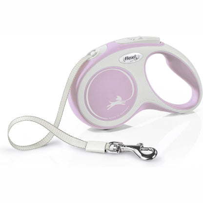 257012 - FLEXI Zinxhir i tërheqshëm Comfort S 5m rozë për qen deri në 15 kg