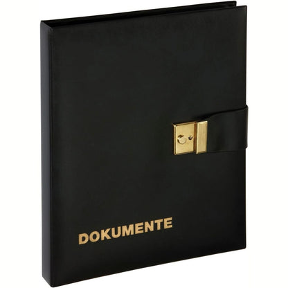 276831 - Pagna Dosje dokumentesh e zezë (kuti dokumentesh, mekanizëm me 4 unaza, 1H)