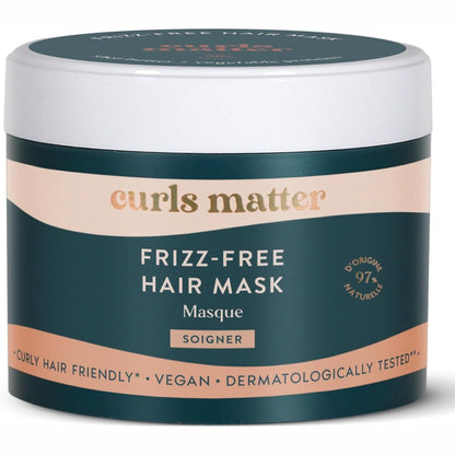 301432 - CURLS MATTER - Maskë për flokë pa kaçurrela 300ml - 97% përbërës natyralë, pa sulfate - vegane