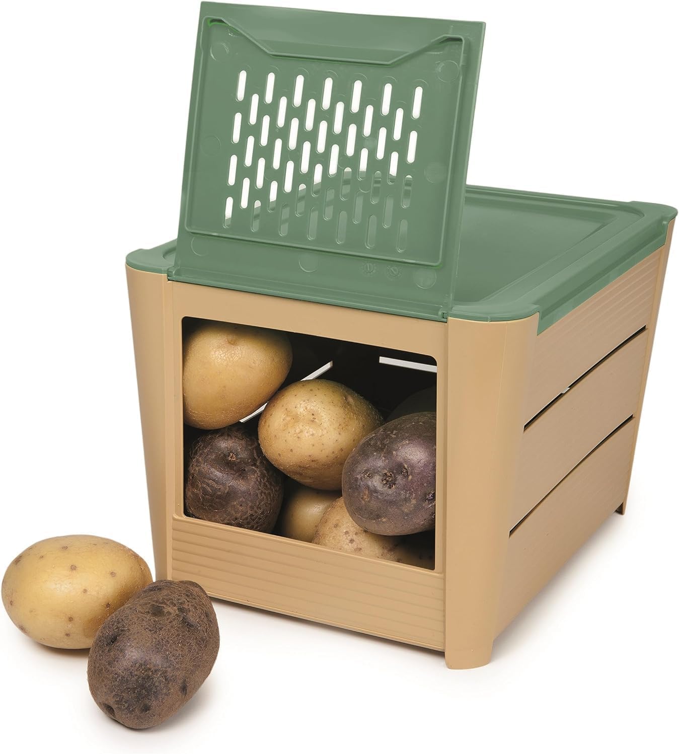 257309 - SNIPS Enë për Ruajtjen e Patateve dhe Perimeve, Kapacitet: 3 kg, 25.5 x 20 x 17.5 cm, Mbajtëse Patatesh, Prodhuar në Itali