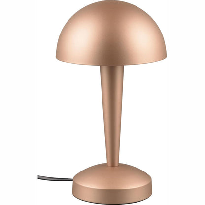 222099 - REALITY LEUCHTEN Llambë tavoline Canaria R59561165, metalike, ngjyrë kafe/ari, LED E14 4.9 Watt, me prekje ndezje/fikje