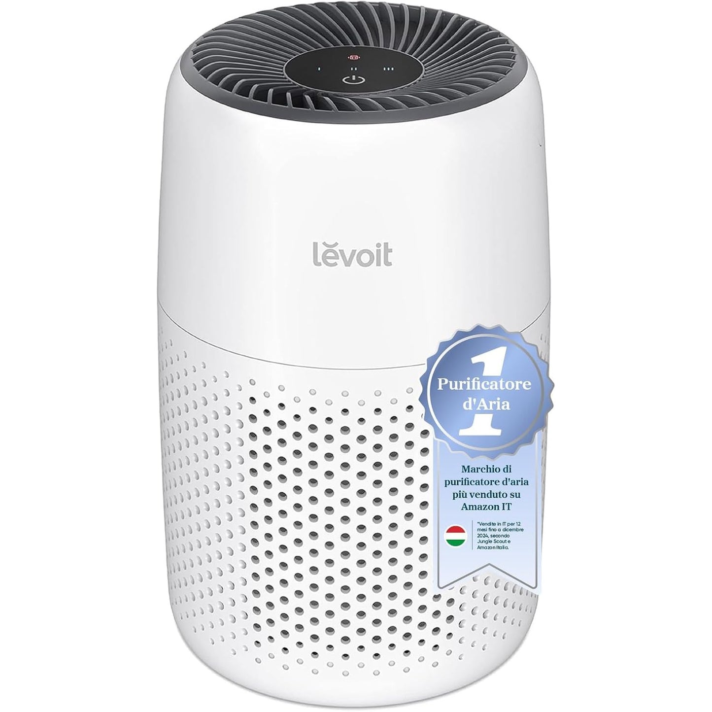 162306 - LEVOIT Pastrues Ajri me Filter HEPA, Kundër Mykut, Pluhurit dhe Qimëve të Kafshëve Shtëpiake, 7 Vat, 3 Shpejtësi, Kursim Energjie, Tek Dhoma e Gjumit, 25 dB, i Bardhë