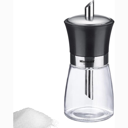 258202 - WESTMARK Dispensator sheqeri, kapaciteti: 190 ml, material: qelqi/çelik inox/plastikë, ngjyrë: e zezë, transparent/i zi/argjendtë, model: 63592260