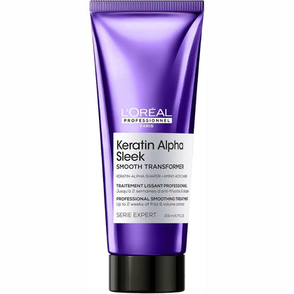 321308 - L'OREAL PROFESSIONNEL Trajtim Transformues Alpha Sleek, 200 ml, Keratin Smoothing, 2 Javë Kontroll i Fërkimit, Teknologji e Patentuar