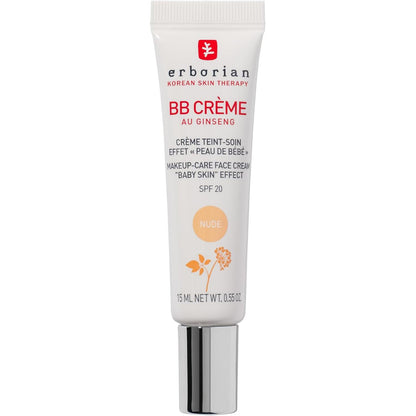 215329 - ERBORIAN Krem BB me Xhensen, Kujdes Korean për Fytyrën 5-në-1 me SPF 20, Ngjyrë Nude, 15 ml