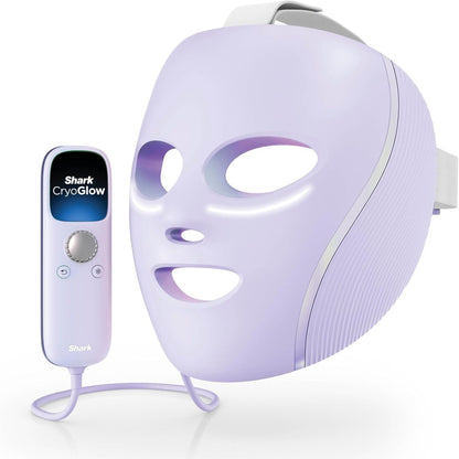 320842 - Maskë LED Shark CryoGlow, me ftohje të konturit të syve, LED të kuq dhe blu, fototerapi me dritë infra të kuqe, USB-C, telekomandë, çantë ruajtjeje, rripa të rregullueshëm.