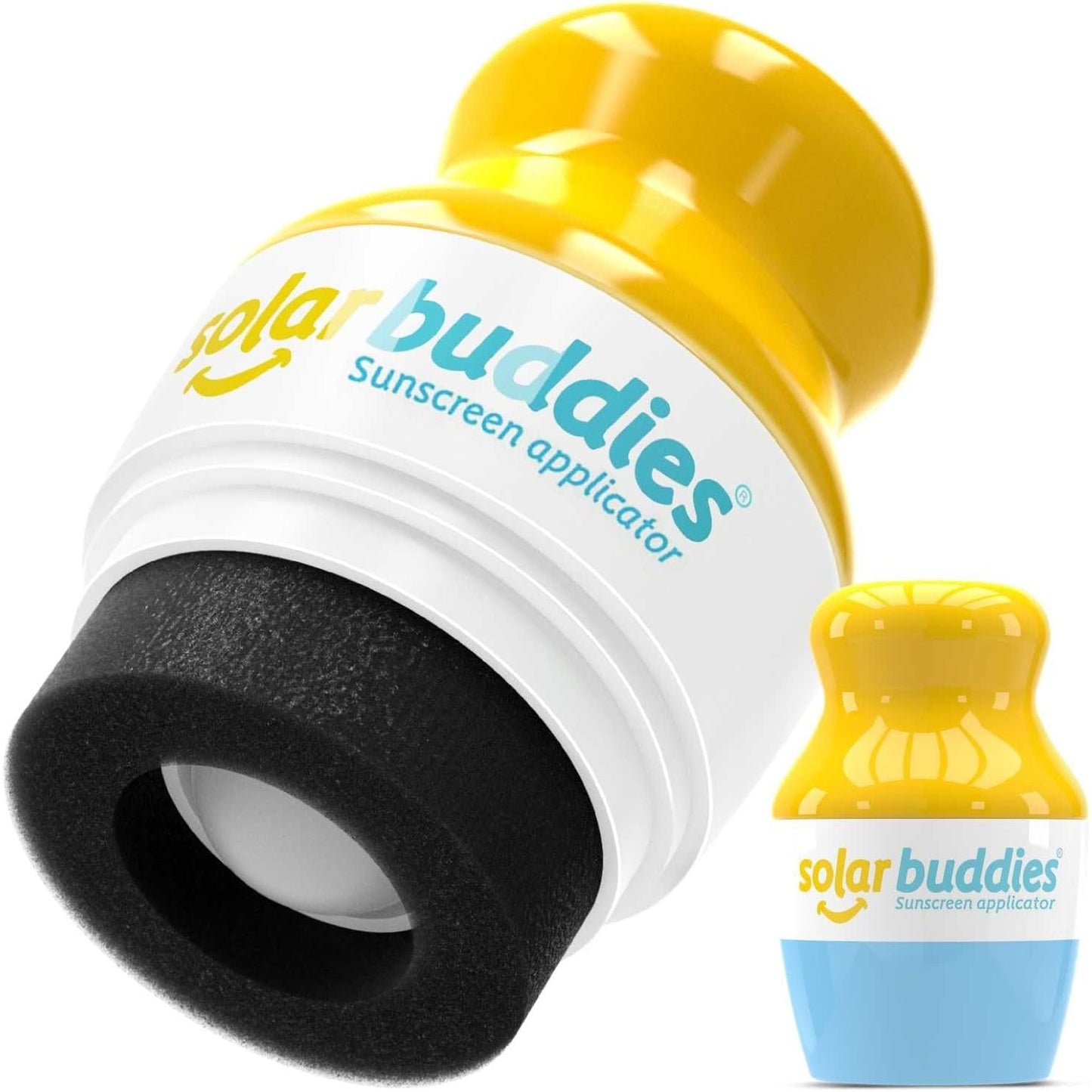 290399 - SOLAR BUDDIES Aplikues për krem kundër diellit - Blu e vetme - Aplikues sfungjeri roll-on i rimbushshëm, kapacitet 100 ml