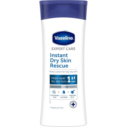 301410 - VASELINE Expert Care Locion Shpëtimi i Menjëhershëm për Lëkurën e Tharë, 400ml