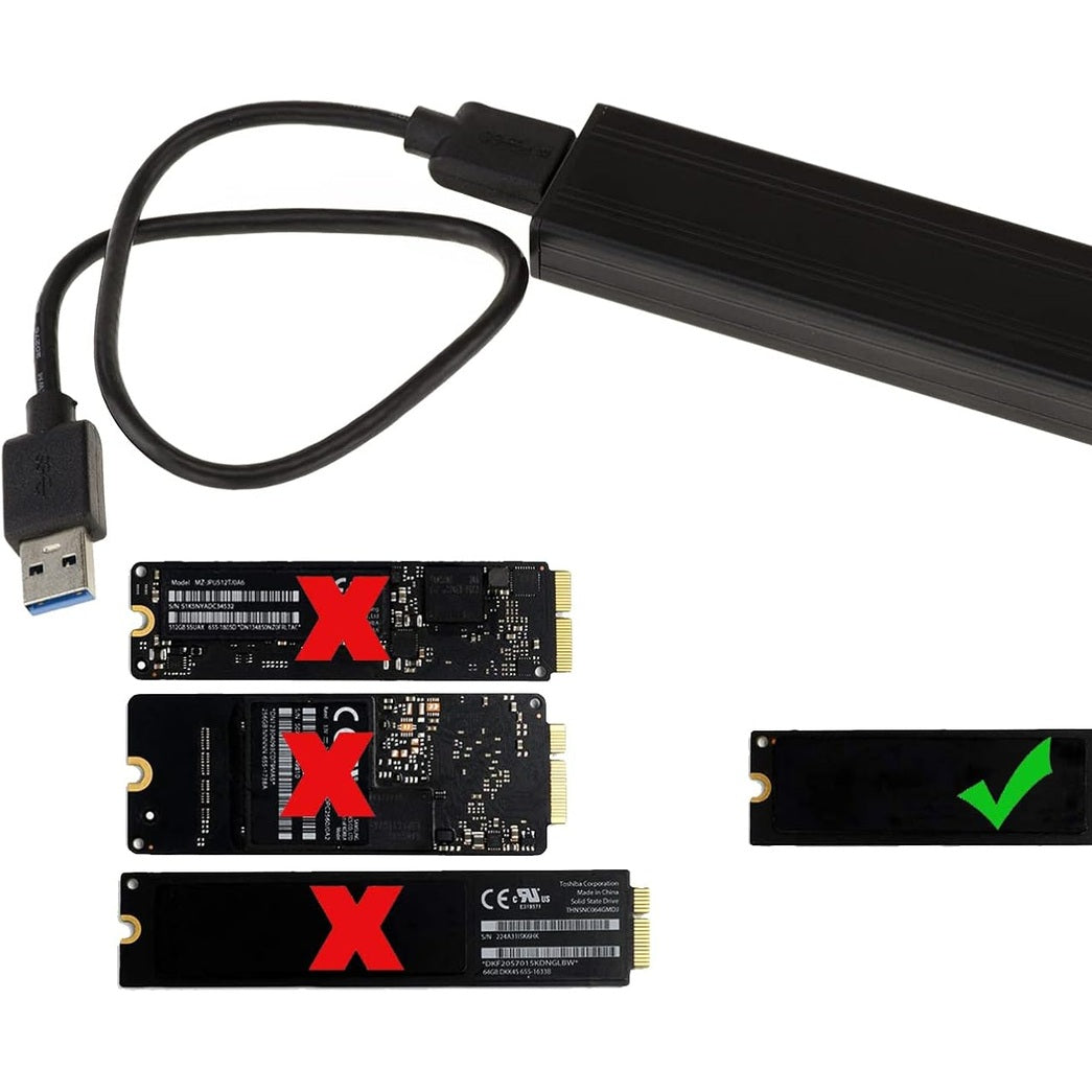 268473 - KALEA-INFORMATIQUE Kuti e jashtme për SSD-të Mac Air 2012 me USB3 (USB 3.0 SUPERSPEED)