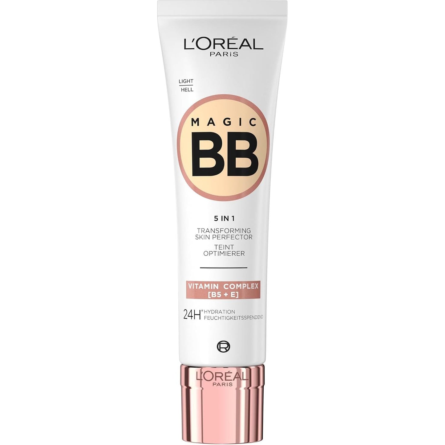 317833 - L'ORÉAL PARIS Krem BB C'est Magic - Përsosës i Lëkurës 5-në-1 - Krem Hidratues me Ngjyrë 24H - Të gjitha llojet e lëkurës - Mbulim i lehtë dhe natyral - SPF 11 - Nuanca: E çelët (02) - 30 ml