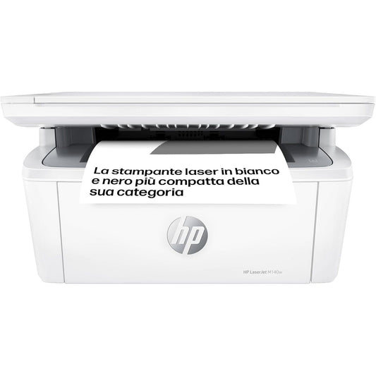 305073 - HP LaserJet M140w 7MD72F, Printer Shumëfunksional Laser A4, Monokrom, Printim Manual Dupleks Bardhë e Zi, 20 faqe/min, Wi-Fi, Smart, Bardhë