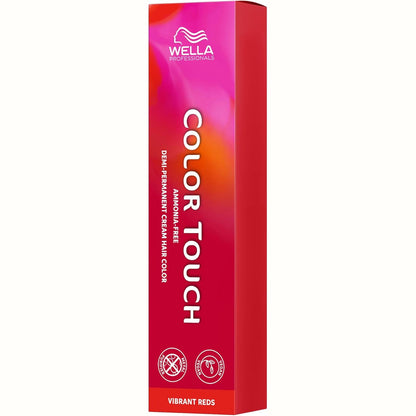 290360 - WELLA PROFESSIONALS Color Touch Vibrant Reds - Ngjyrë flokësh intensive vegane pa amoniak - 60ml, 10/6 Light Blonde Vjollcë, Metal Purifier, zgjasin deri në 28 larje