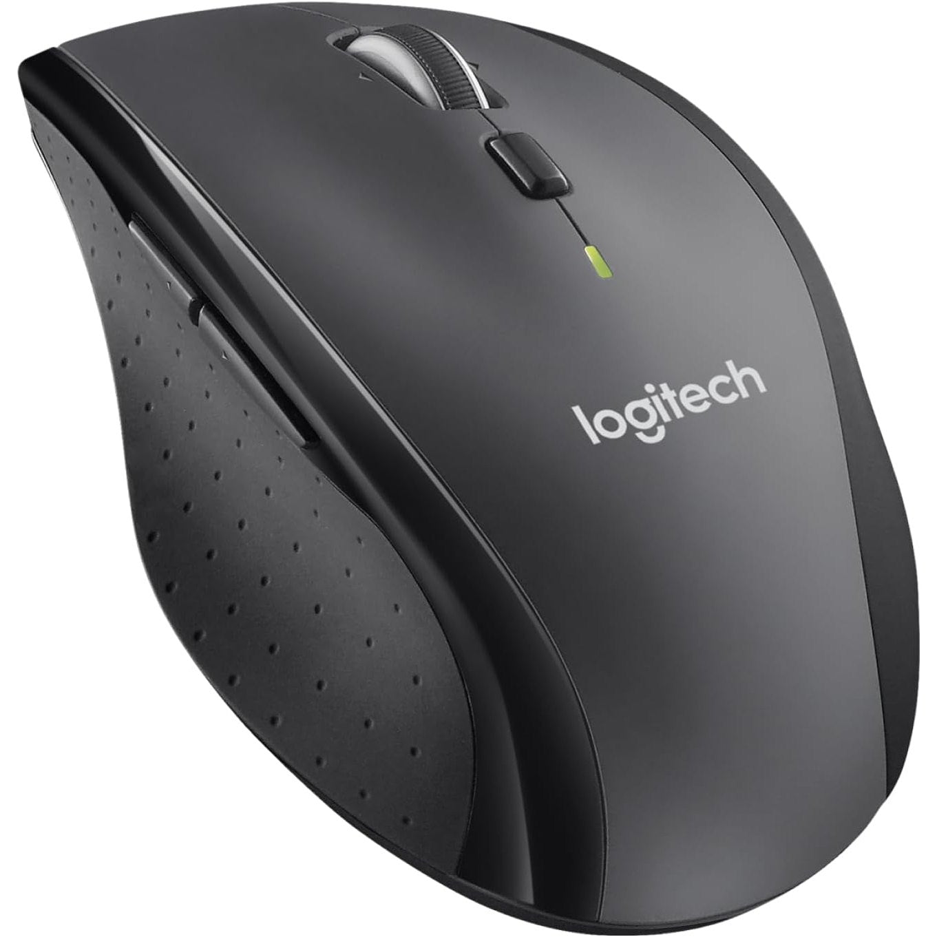 266313 - LOGITECH M705 Maus pa tel Marathon, 2.4 GHz me marrës USB Unifying, 1000 DPI, 5 butona të programueshëm, bateri 3-vjeçare, i pajtueshëm me PC, Mac, laptop dhe Chromebook - Gri