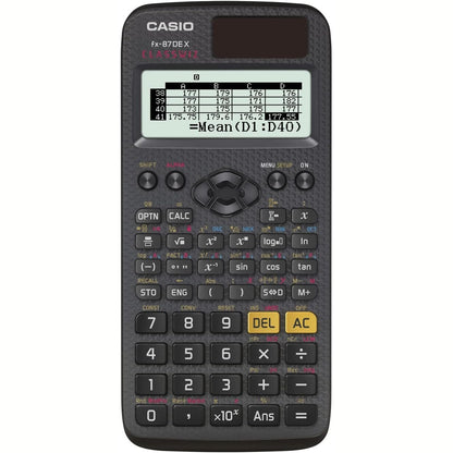 276666 - CASIO Kalkulator shkollor tekniko-shkencor ClassWiz FX-87DE X (593 funksione, funksion kodi QR, ekran LCD) i zi