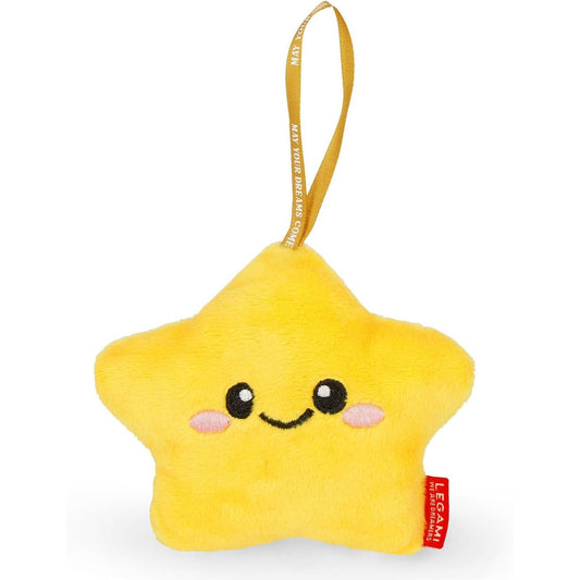 190427 - LEGAMI Ornament Krishtlindjesh me Top Yjesh prej Pelushi për Pemë, Materiali Poliester, Madhësia 9 x 10 x 4 cm