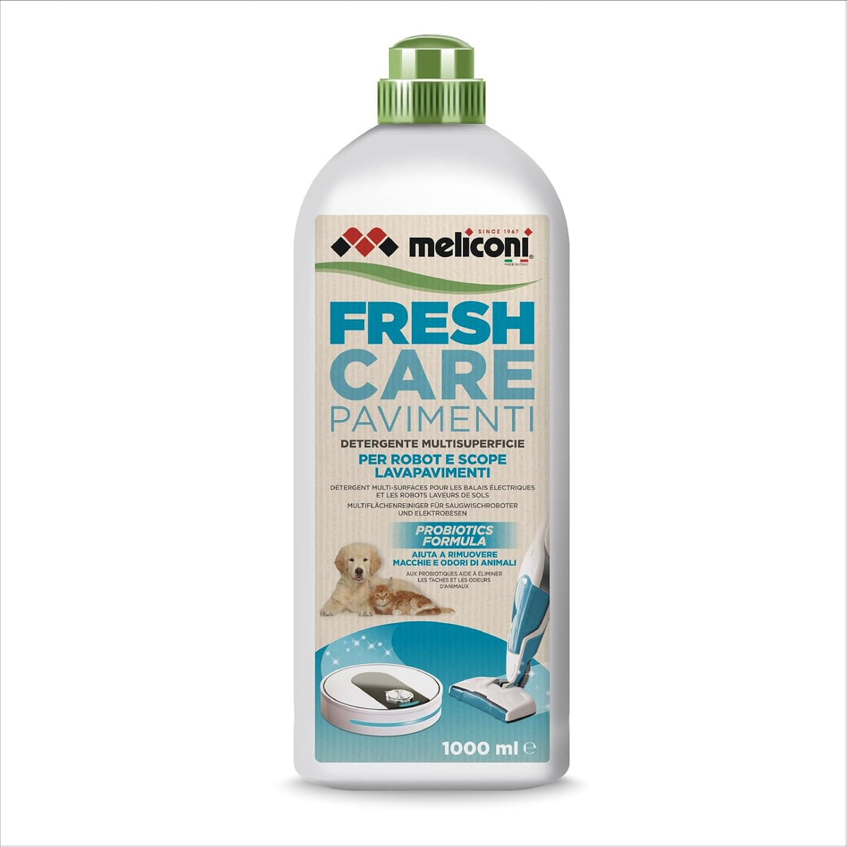 308313 - MELICONI FRESH CARE, Detergjent për Pastrimin e Dyshemeve për Robotë