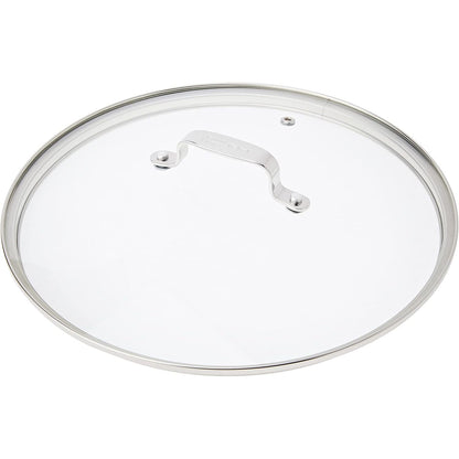 214046 - TEFAL Kapak qelqi me buzë çeliku inox, kanal avulli, mbrojtje nga tejmbushja, i sigurt për larje në enëlarëse