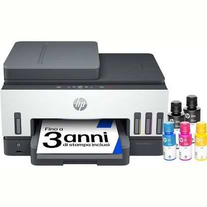 272598 - HP Printer Shumëfunksional Smart Tank 7605 4-në-1 (Wi-Fi Duplex ADF) –  rezervuar i madh boje, rendiment i lartë, printim me cilësi të lartë