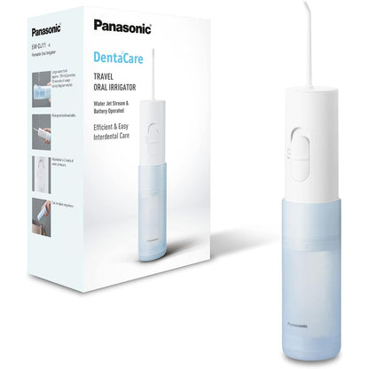 336008 - PANASONIC EW-DJ11 Pastrues uji me fije dentare, Ujitës oral me 2 cilësime presioni, kompakt dhe i lëvizshëm, i bardhë