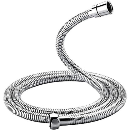 289287 - GRIFEMA Tub dushi 1.5m - Tub fleksibël prej çeliku inox, anti-përdredhje, i papërshkueshëm nga rrjedhjet, i përshtatshëm universal G1/2", me përfundim krom-argjend