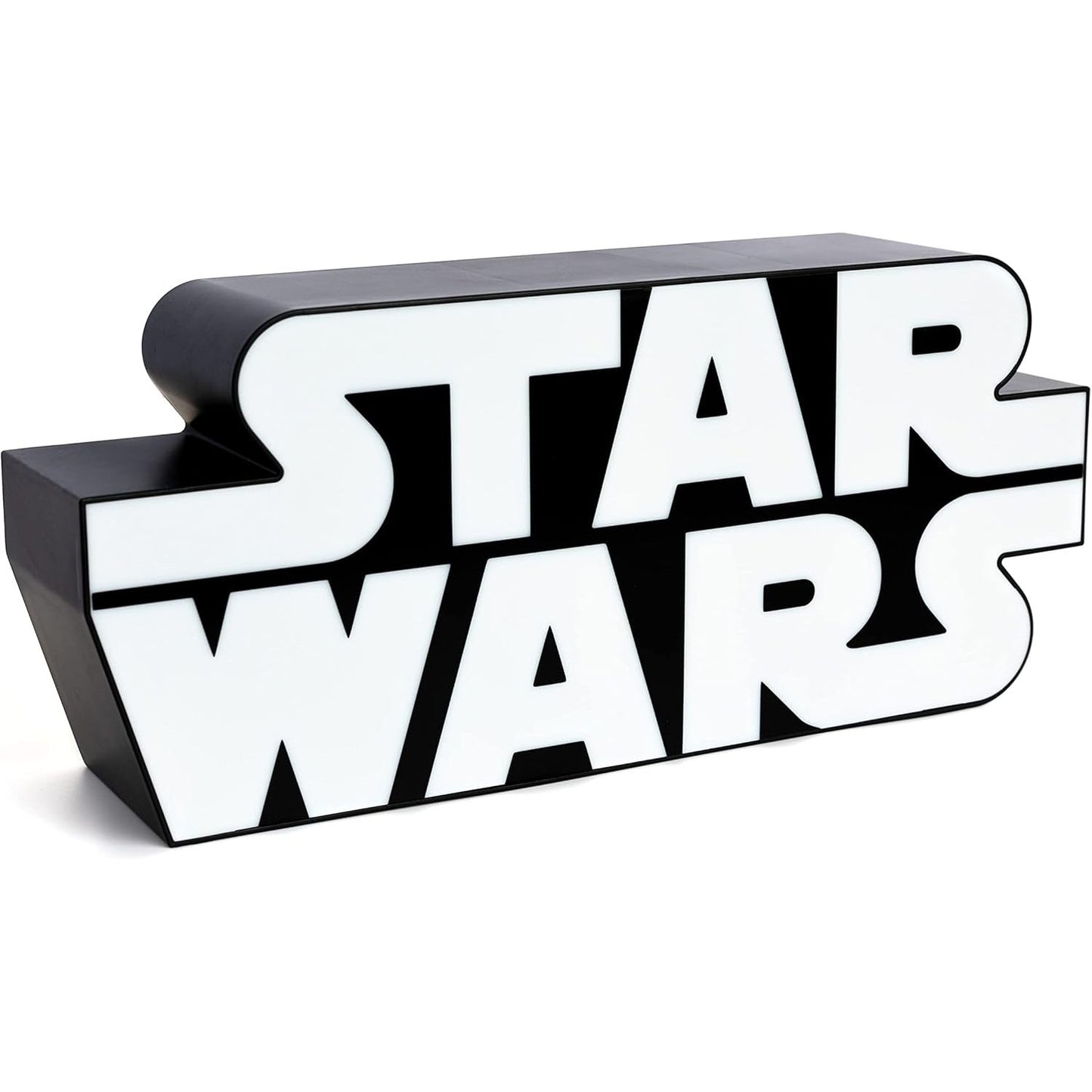 210088 - STAR WARS Llambë Tavoline Zyrtare me Logo, Dhurata për Djem dhe Burra, Aksesorë Dhomë Gjumi, Ngjyrë Bardhë e Zi